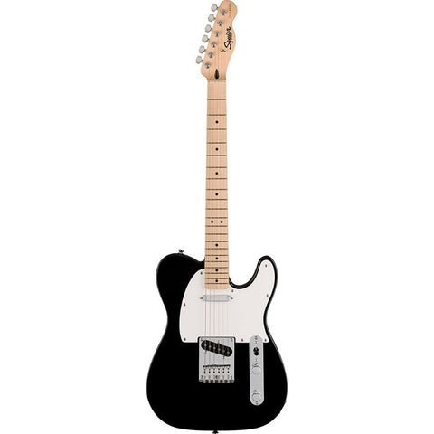 Squire Sonic Telecaster Electric Guitar, Black, Maple Fingerboard