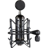 Blue Blackout Spark SL XLR Condenser Microphone with Blue Compass Tube-Style Broadcast Boom Arm, HPC-A30 Studio Monitor Headphone and XLR Cable