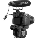 BOYA BY-BM2021 Camera-Mount Supercardioid Shotgun Microphone