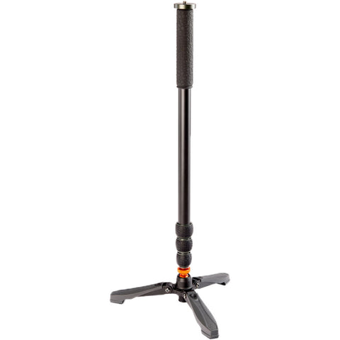 3 Legged Thing Punks Trent Monopod and Docz2 Foot Stabilizer Kit (Metallic Slate Gray)