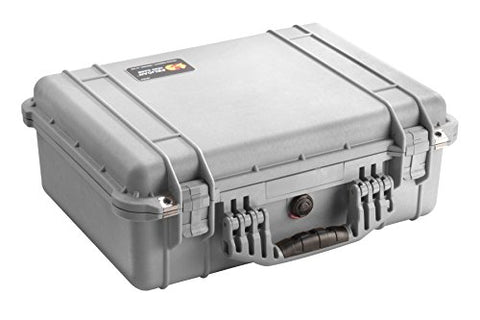 Pelican 1520 Camera Case With Foam (Silver)