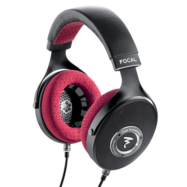 Focal Clear Professional Open-Back Over-Ear Studio Monitor Headphones (Red/Black)