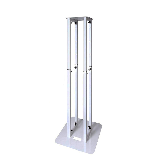 Novopro PS1XL Adjustable Podium Lighting Stand with White & Black Scrims (White)