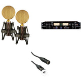 Cascade Microphones Fat Head Ribbon Microphone Pair & ART Pro MPAII Kit
