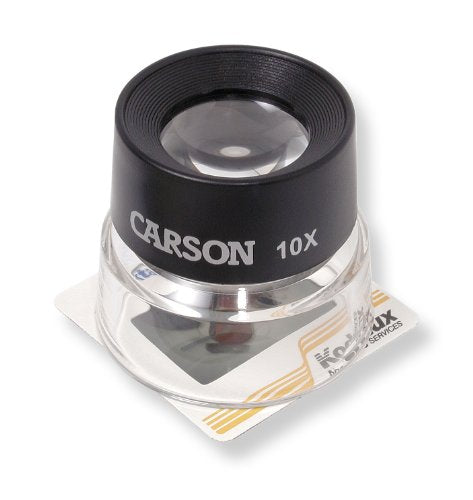 Carson LumiLoupe 10X Power Stand Magnifier (LL-10)