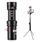 Rode VideoMic Me-L Directional Microphone with Kellards Ring Light Selfie Stick (Tripod Stand) Bundle