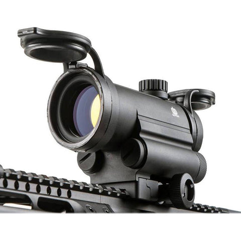 DI Optical RV1-203 Red Dot Reflex Sight (1.5 MOA Red Dot Illuminated Reticle, Matte Black)