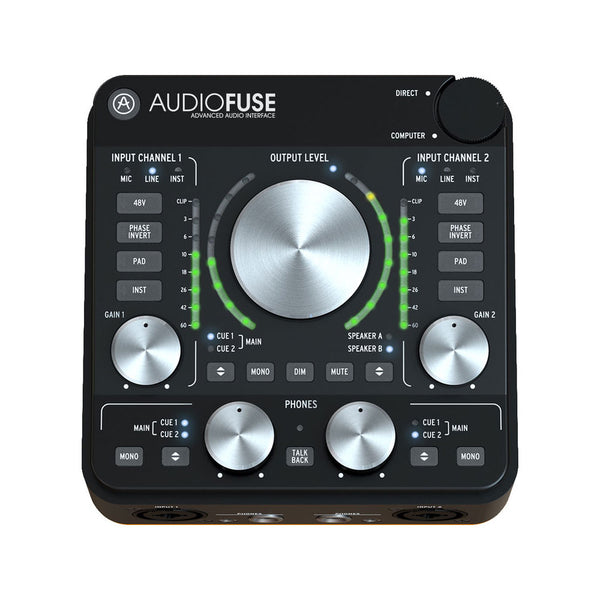 Arturia AudioFuse Rev2 - 14x14 Audio Interface (Black)