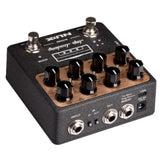 NUX NGS-6 Amp Academy Amp Modeler Guitar Pedal 1024 Samples IR Bundle with Polsen HPC-A30-MK2 Studio Monitor Headphones, Kopul 10' Instrument Cable, and Fender 12-Pack Picks