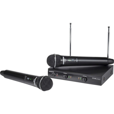 Samson Stage 200 Handheld Dual-Channel Wireless System with (2) Q6 Dynamic Microphones (Group A)