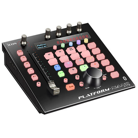 Icon Pro Audio Platform Nano Air Wireless Rechargeable DAW Control Surface with Motorized Fader