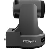 PTZOptics Link 4K SDI/HDMI/USB/IP PTZ Camera with 20x Optical Zoom (Gray) Bundle with HuddleCamHD Black HCM-1 Small Universal Wall Mount Bracket and Anti-Static Screen Cleaning Wipes