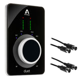 Apogee Electronics Duet 3 Ultracompact 2x4 USB Type-C Audio Interface Bundle with 2x 10' MIDI-MIDI Cable