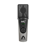 Apogee Electronics MiC Plus USB Condenser Microphone with Polsen HPC-A30-MK2 Studio Headphone & Mic Boom Scissor Arm Stand Bundle