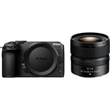 Nikon Z30 Mirrorless Camera with 12-28mm Lens Bundle with Nikon MC-CF660G CFexpress Type B Memory Card and Nikon FTZ II Mount Adapter