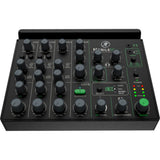 Mackie MobileMix 8-Channel Live Sound and Streaming Mixer Bundle with Polsen HPC-A30 Closed-Back Studio Monitor Headphones and 2x XLR- XLR Cable