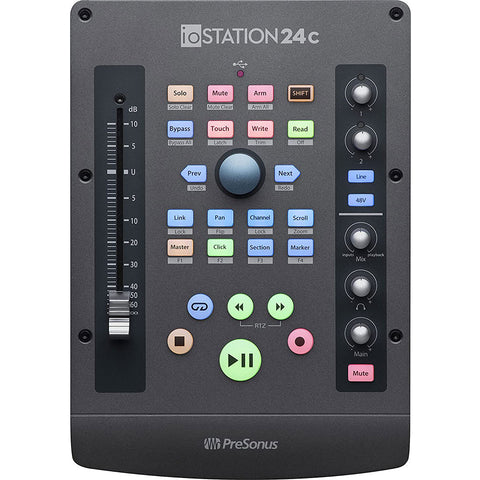 PreSonus ioStation 24c 2x2 USB-C Audio Interface and Production Controller