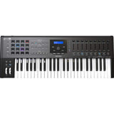 Arturia KeyLab MKII 49 Professional MIDI Controller and Software (Black) with 6ft MIDI Cable, Sustain Pedal & Keyboard Dust Cover (Small) Bundle