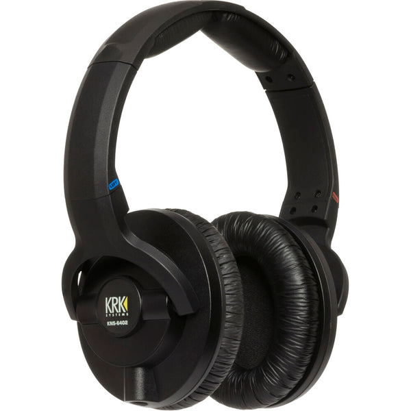 KRK KNS 6402 Studio Over-Ear Mixing/Mastering Headphones, Black (KNS-6402)