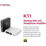 FiiO K11 Desktop 1400W Power Balanced Headphone DAC & Amplifier -Silver