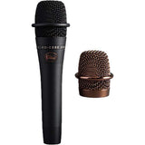 Blue enCORE 200 Active Dynamic Handheld Vocal Microphone (Black) 2-Pack with (2) 1-5/9" Foam Windscreen & (2) XLR Cable Bundle