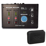 Solid State Logic SSL 2+ USB Audio Interface Bundle with Solid State Logic SSL 2 / SSL 2+ Interface Custom Carrying Case