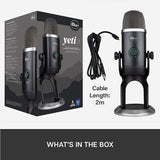 Blue Yeti X USB Microphone (Dark Gray)