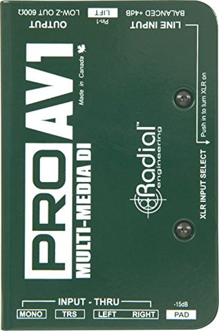 Radial Engineering ProAV1 - Audio/Video Passive Direct Box