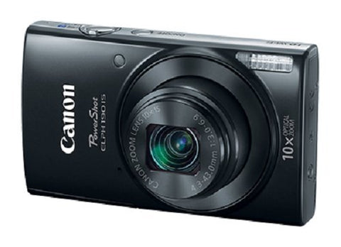 Canon PowerShot ELPH 190 IS Digital Camera (Black)