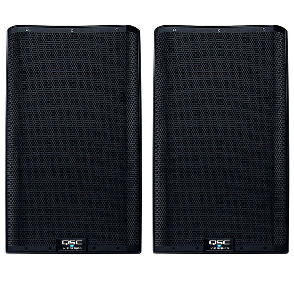 QSC K12.2 Active 12" Powered 2000 Watt Loudspeaker (Pair)