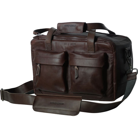 compagnon The Little Weekender Leather Bag (Dark Brown)