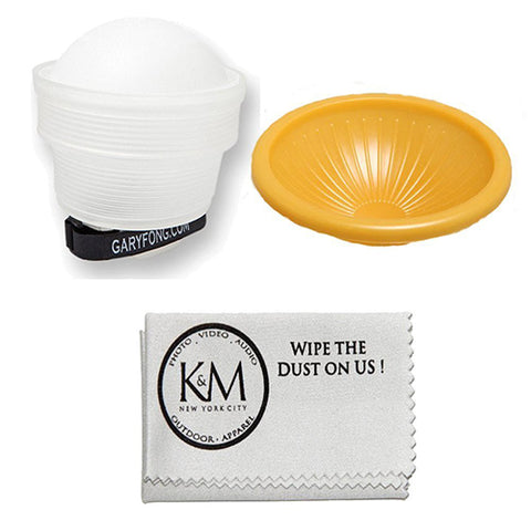 Gary Fong Lightsphere Collapsible with Speed Mount + AmberDome