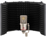 Neumann TLM 170 R Large-Diaphragm Multipattern Condenser Microphone (Nickel) Bundle with Auray RF-5P-B Reflection Filter and Reflection Filter Tripod Mic Stand