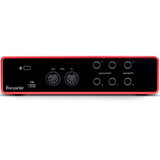 Focusrite Scarlett 4i4 USB Audio/MIDI Interface (3rd Gen) Bundle with 4x XLR-XLR Cable