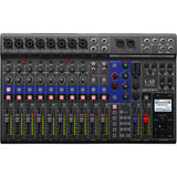 Zoom LiveTrak L-12 - 12-Channel Digital Mixer & Multitrack Recorder with Cables and Headphone