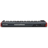 Novation Impulse 61 USB-MIDI Keyboard Controller, 61 Keys Bundle with Auray FP-P1L Sustain Pedal and 10' MIDI-MIDI Cable