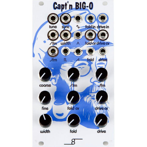 Cre8audio Capt'n Big-O Analog VCO with Waveshaping Eurorack Module (14 HP)