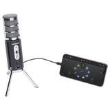 Samson Satellite USB Broadcast Microphone with Polsen HPC-A30-MK2 Monitor Headphones Bundle