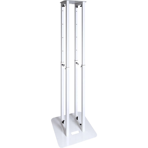 Novopro PS1XXL Adjustable Podium Lighting Stand with White & Black Scrims 7'8" (White)