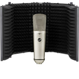 Warm Audio WA-87 R2 Multi-Pattern Condenser Microphone (Nickle) Bundle with Metal Reflection Filter and Filter Tripod Mic Stand