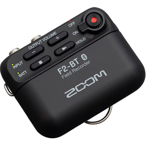 Zoom F2-BT Ultracompact Bluetooth-Enabled Portable Field Recorder with Lavalier Microphone