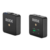 Rode Wireless GO Compact Digital Wireless Microphone System with Rode Interview GO Mic & 10-Pack Straps Bundle