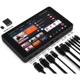 YOLOLIV YoloBox Pro Portable Multi-Camera Studio Encoder/Streamer/Switcher/Monitor (YoloBox Pro) Bundle with 128GB UHS-I SDXC Memory Card and 6' HDMI Cable