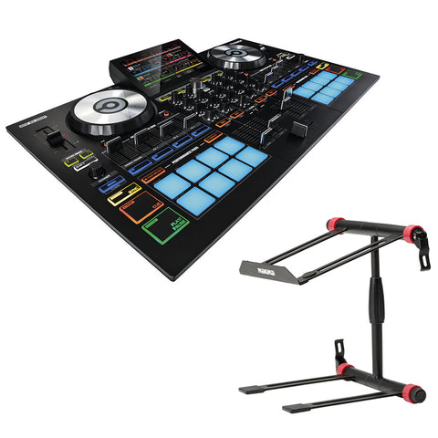 Reloop Touch 7" Touchscreen DJ Controller for VirtualDJ with Magma Bags Vektor Stand Bundle