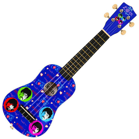 JHS The Beatles Ukulele: LOVE IS DESIGN Nylon Strung Soprano Ukulele