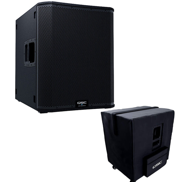 QSC KS118 Active 18" Subwoofer Bundle with QSC KS118-CVR Padded Cover