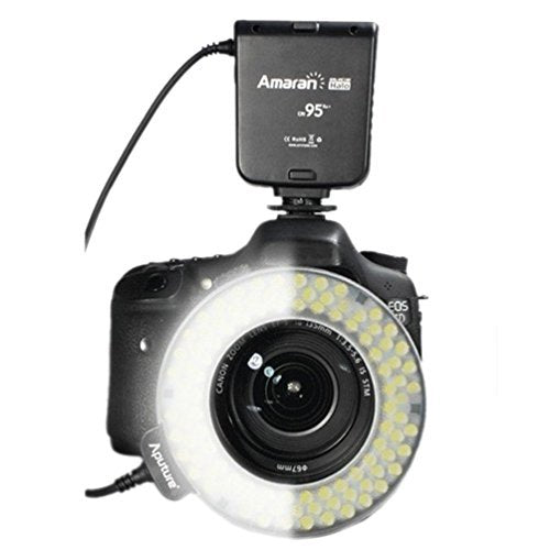 Aputure Amaran Halo AHL-HN100 LED Ring Flash Light for Nikon DSLR Camera