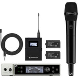 Sennheiser EW-DX MKE 2-835-S SET Dual-Channel Digital Combo Wireless System with Omni Lavalier and Handheld Mic (Q1-9: 470 to 550 MHz)