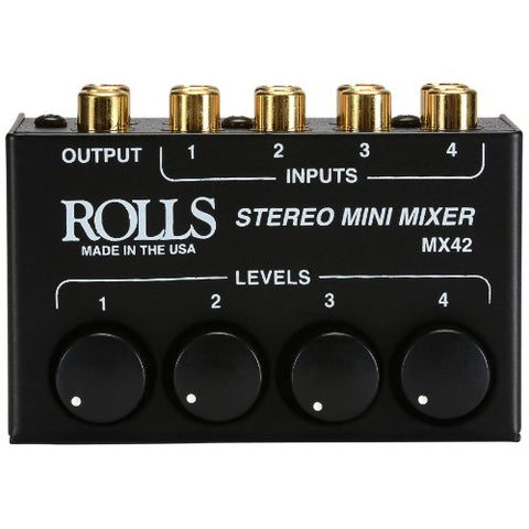Rolls MX42 Stereo Mini Mixer