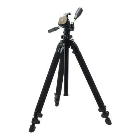 Slik Pro 400DX Tripod Legs - Black - with 3-Way Pan/Tilt Quick Release Head